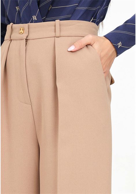 Pantalone dritto beige da donna ELISABETTA FRANCHI | PA02646E2032